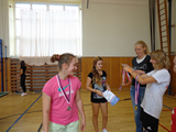 Okresní kolo družstev ve stolním tenise dívek 6. - 9. tříd, říjen 2014