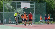 Sportovní utkání žáků a učitelů, červen 2022